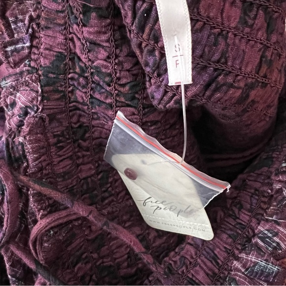 NWT Free People Smock It To Me Mini Dress Sz S - Picture 9 of 10